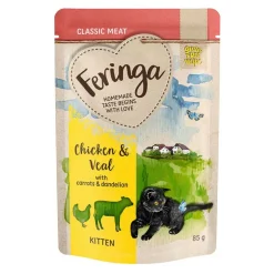 Feringa Classic Meat Menu Kitten Portionspose 12 x 85 g