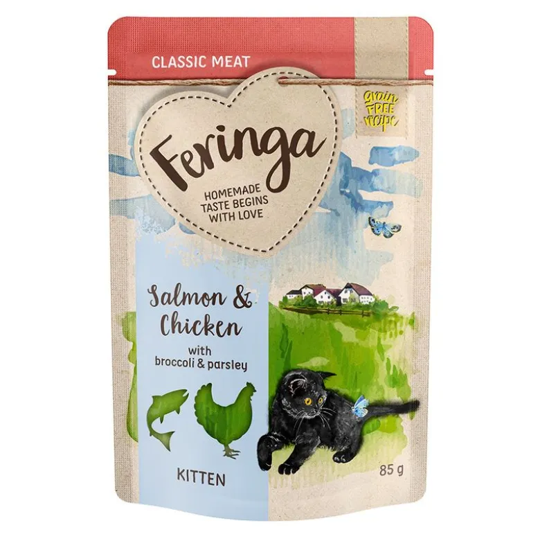 Feringa Classic Meat Menu Kitten Portionspose 12 x 85 g