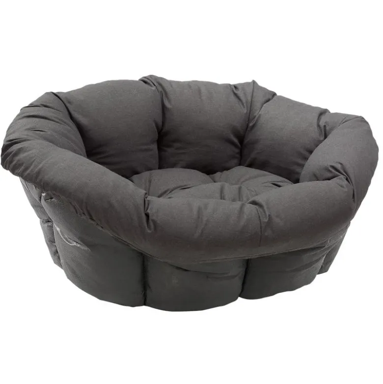 Ferplast hundekurv Siesta Deluxe sort med betræk Sofa - Antracit