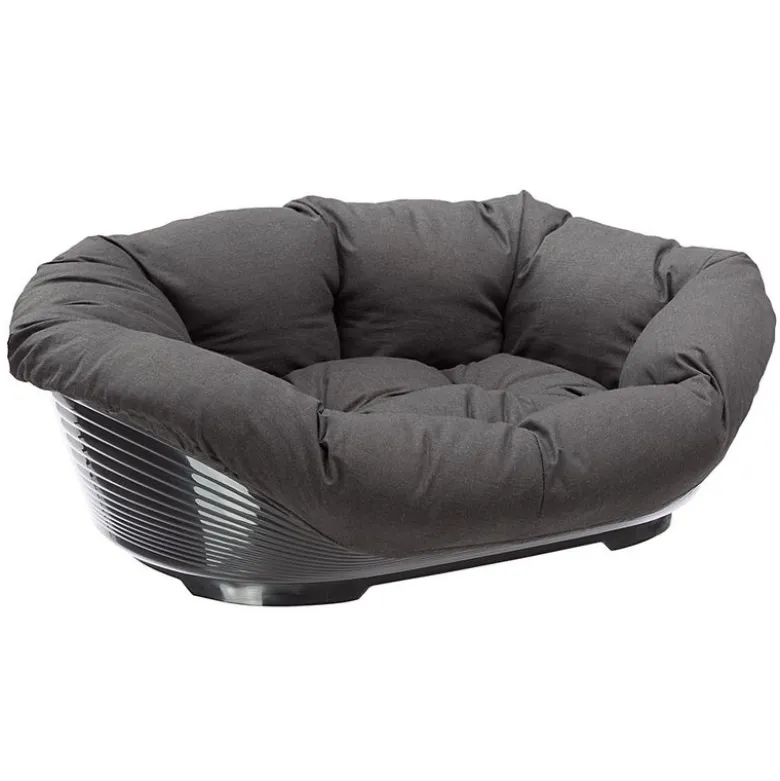 Ferplast hundekurv Siesta Deluxe sort med betræk Sofa - Antracit