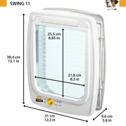 Ferplast Swing 11 Hundelem / Kattelem (4-Vejs Lukning)