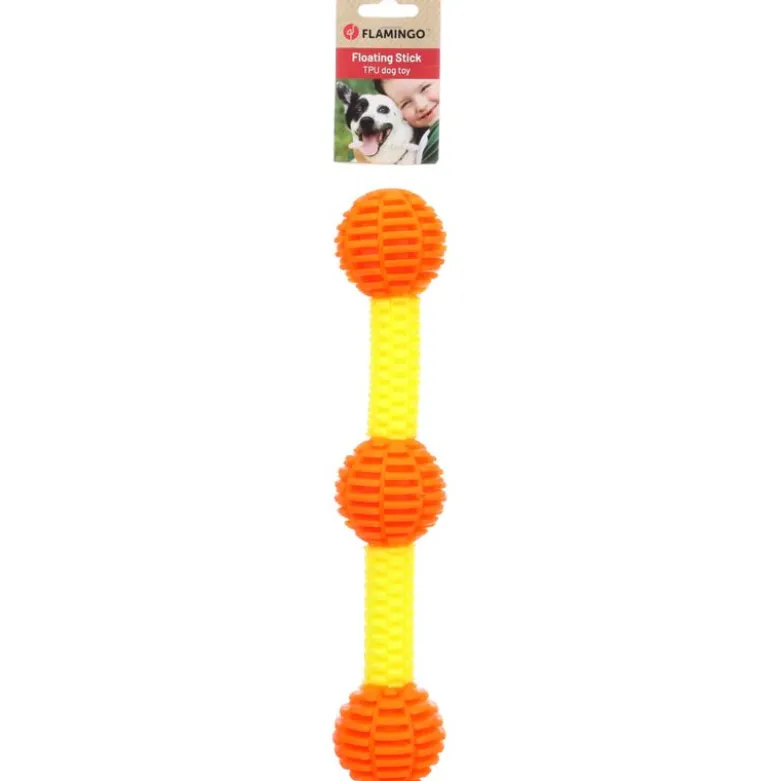 Flamingo hundelegetøj Lipa stick med bolde