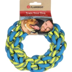 Flamingo hundelegetøj Tofla ring og snor