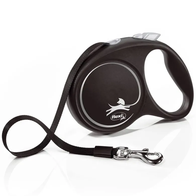 flexi Black Design båndline sort, 5 m