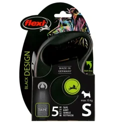flexi Black Design båndline sort, 5 m