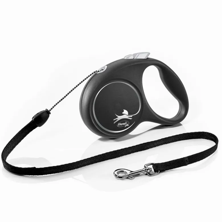 flexi Black Design snorline sort, 5 m