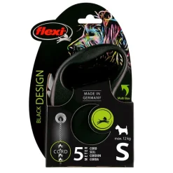 flexi Black Design snorline sort, 5 m