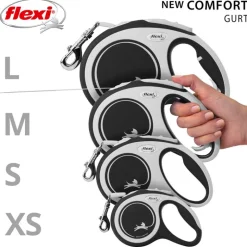 flexi New Comfort båndline L sort - 8 m