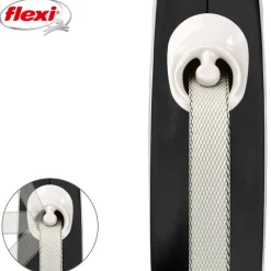 flexi New Comfort snorline M Sort, 5 m