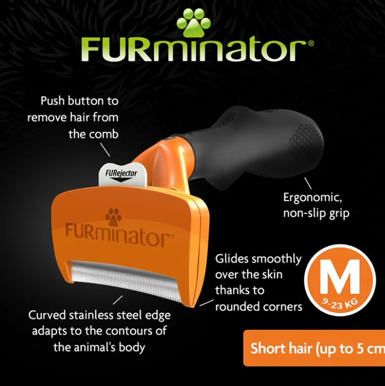 FURminator deShedding Tool M Korthåret
