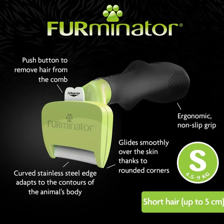FURminator deShedding Tool S Korthåret