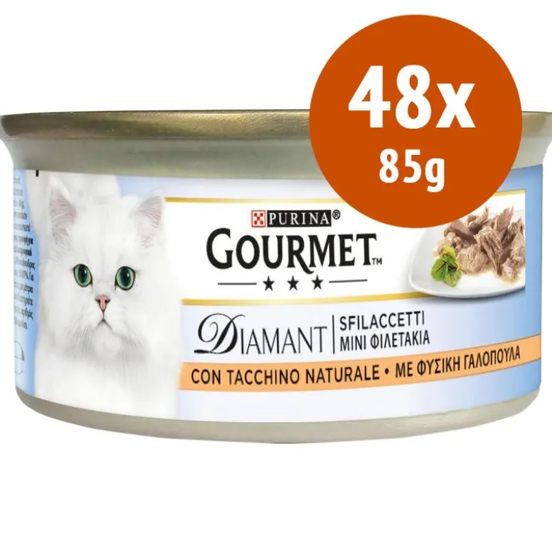 Gourmet Diamant 48 x 85 g vådfoder til katte