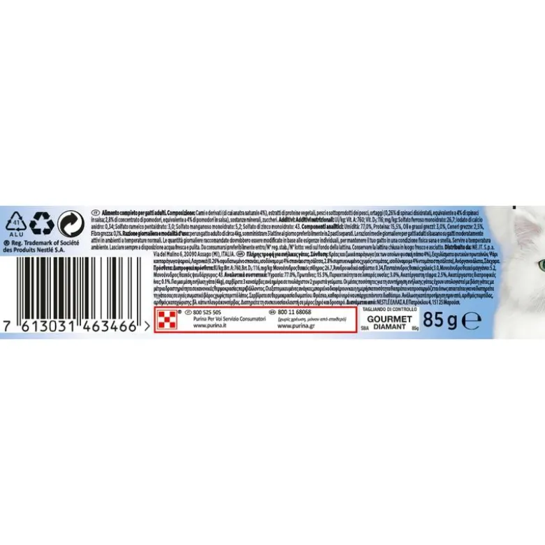 Gourmet Diamant 24 x 85 g vådfoder til katte