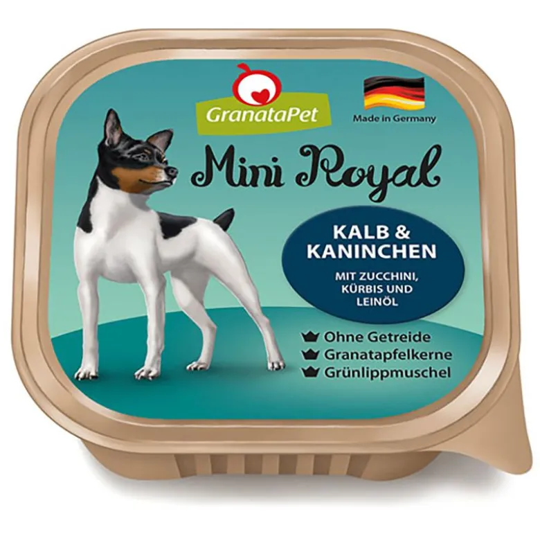 GranataPet Mini Royal 6 x 150 g skål blandingspakke