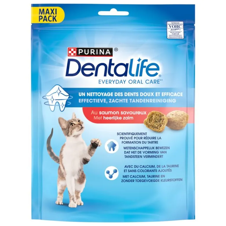 3 + 1 gratis! PURINA Dentalife Daily Cat Dental Care Snacks
