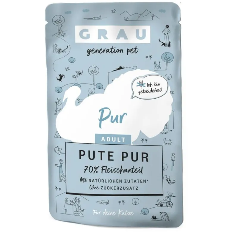 GRAU Adult kornfri portionsposer 16 x 125 g