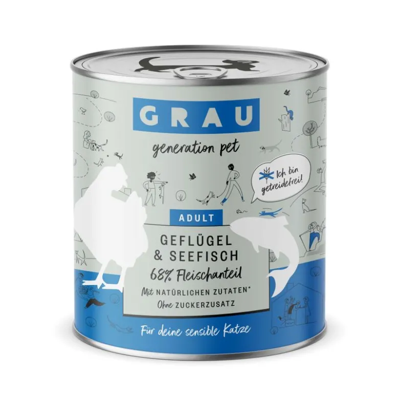 GRAU Adult Kornfri 6 x 800 g