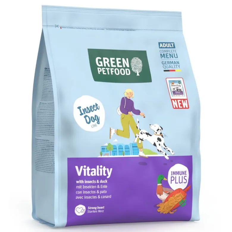Green Petfood Dog Vitality med insekter & and