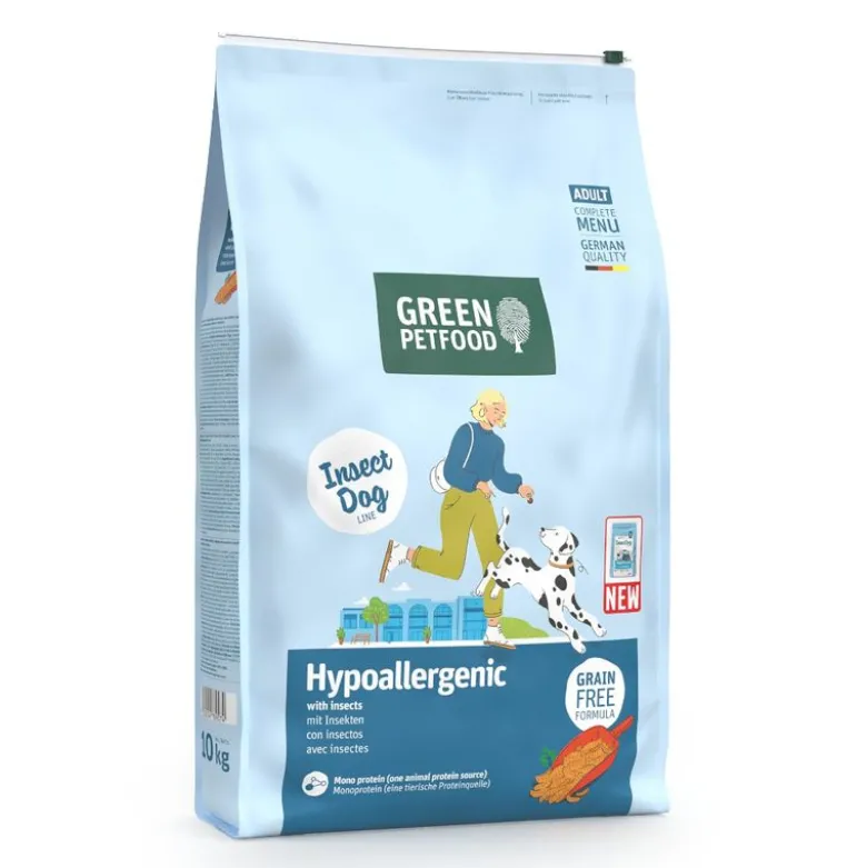 Green Petfood InsectDog Hypoallergenic med insekter