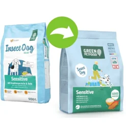 Green Petfood InsectDog Sensitive med insekter & Ris