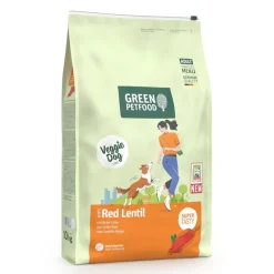 Green Petfood Veggie Dog med røde linser