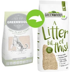 Greenwoods Plant Fibre: Plantebaseret klumpende trægrus