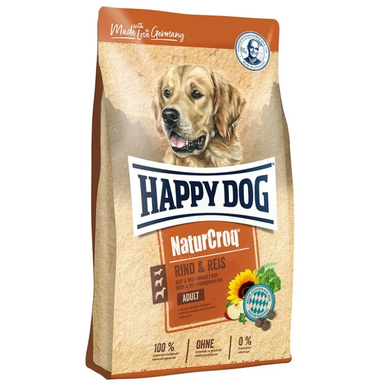 Happy Dog NaturCroq Oksekød & Ris