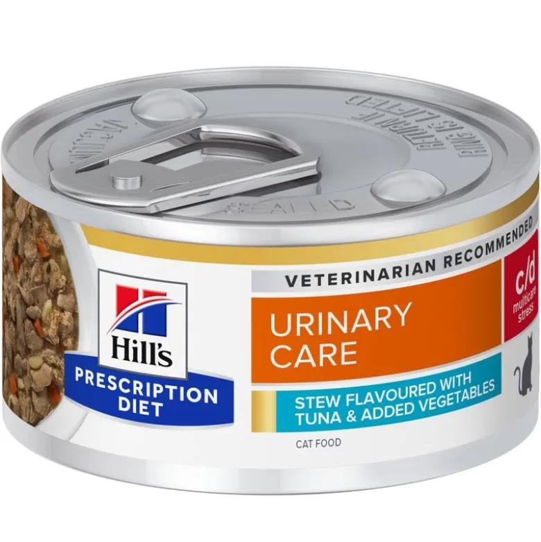 Hill's Prescription Diet c/d Multicare Stress Ragout med tun og grøntsager