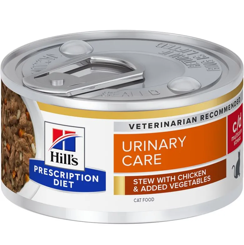 Hill's Prescription Diet c/d Urinary Stress Ragout med kylling til katte