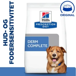 Hill’s Prescription Diet Derm Complete med ris og æg