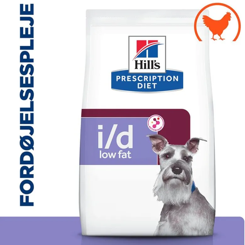 Hill's Prescription Diet i/d Low Fat Digestive Care med Kylling