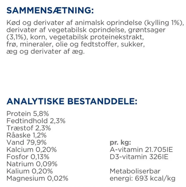 Hill's Prescription Diet Metabolic Ragout Kylling & Grøntsager