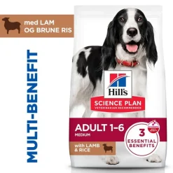 Hill's Science Plan Adult 1-6 Medium med lam & ris