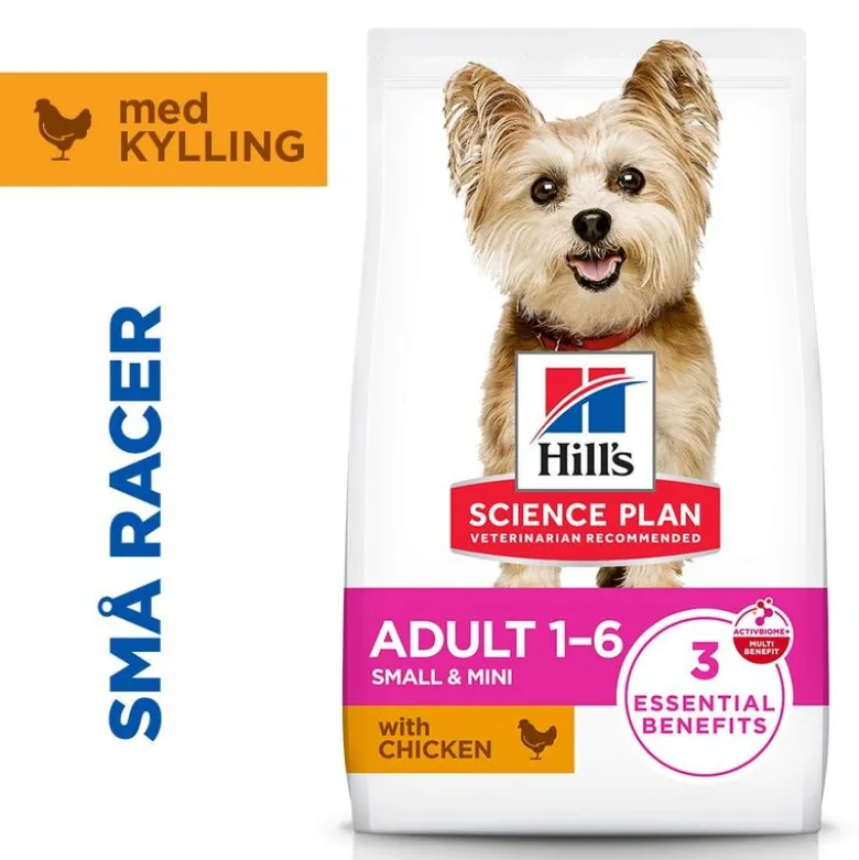 Hill's Science Plan Adult 1-6 Small & Mini med kylling