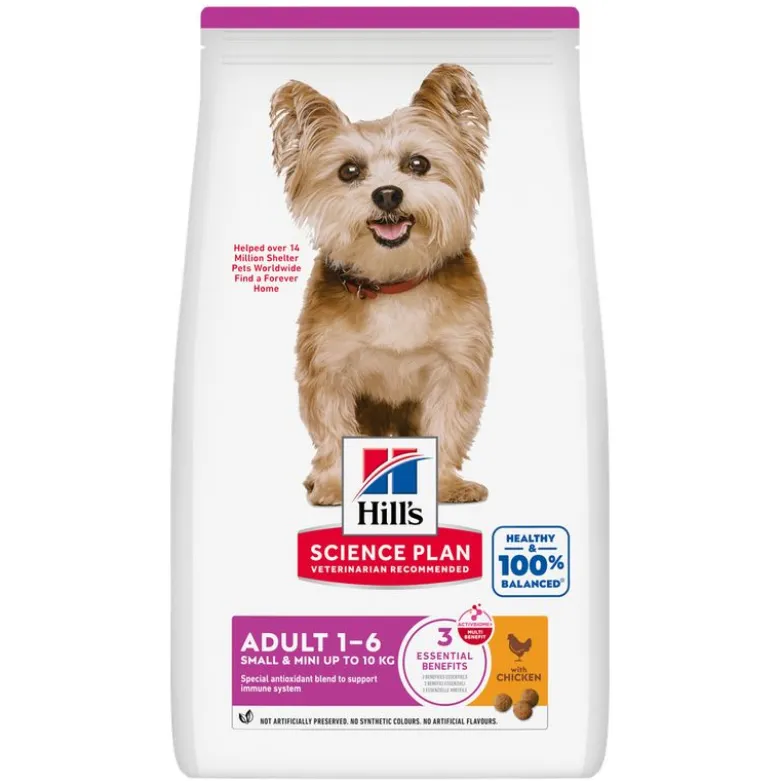 Hill's Science Plan Adult 1-6 Small & Mini med kylling