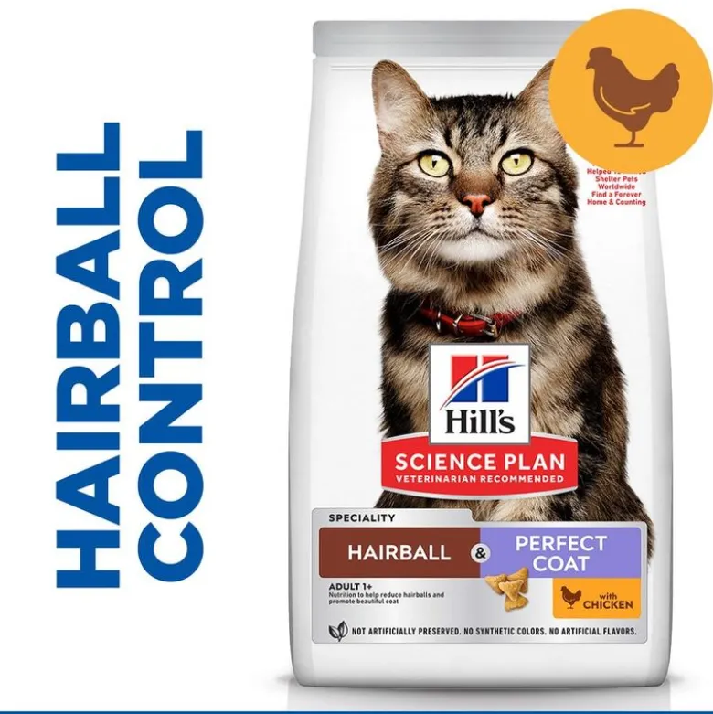 Hill's Science Plan Hairball & Perfect Coat Adult Kylling