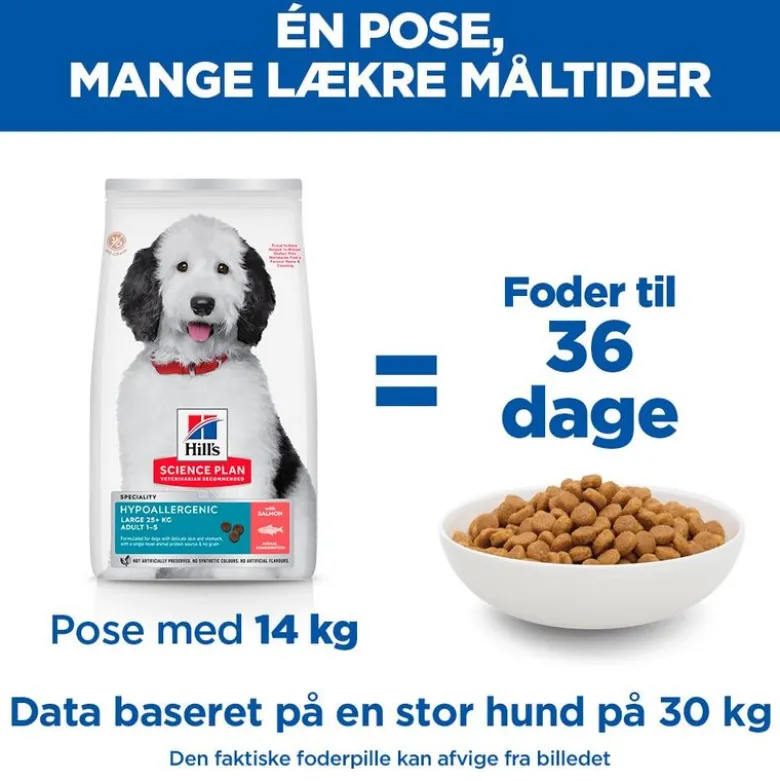Hill's Science Plan Hypoallergenic Adult Large med laks