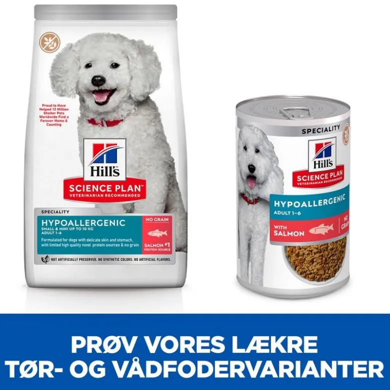 Hill's Science Plan Hypoallergenic Adult Small & Mini med laks