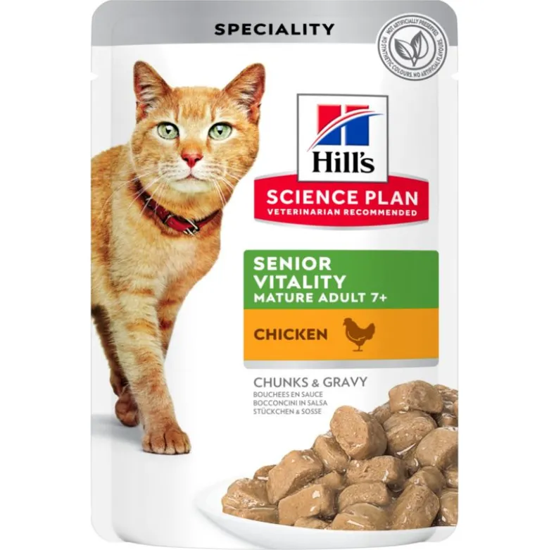 Hill's Science Plan Mature Adult 7+ Senior Vitality Kylling & Laks