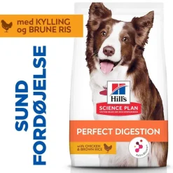 Hill's Science Plan Perfect Digestion Adult 1+ Medium med kylling & brune ris
