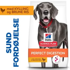 Hill's Science Plan Perfect Digestion Adult Large med kylling & brune ris