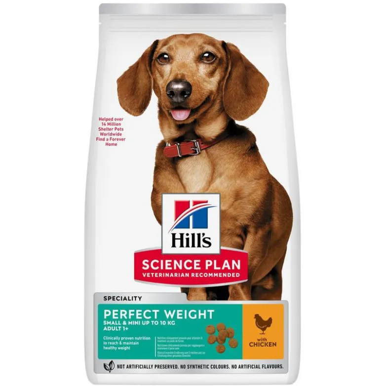 Hill's Science Plan Perfect Weight Adult 1+ Small & Mini med kylling