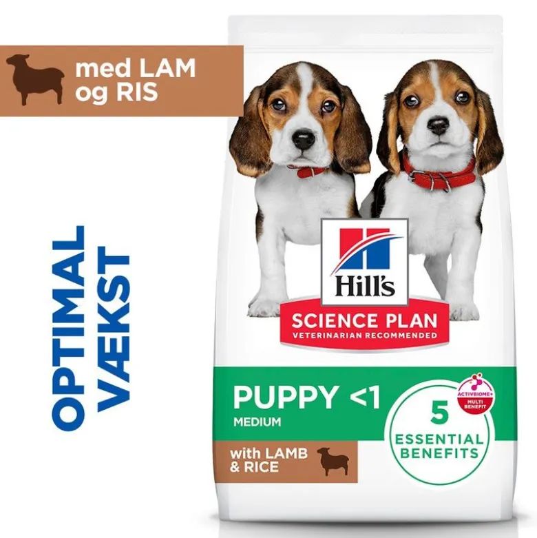 Hill's Science Plan Puppy <1 Medium med lam & ris