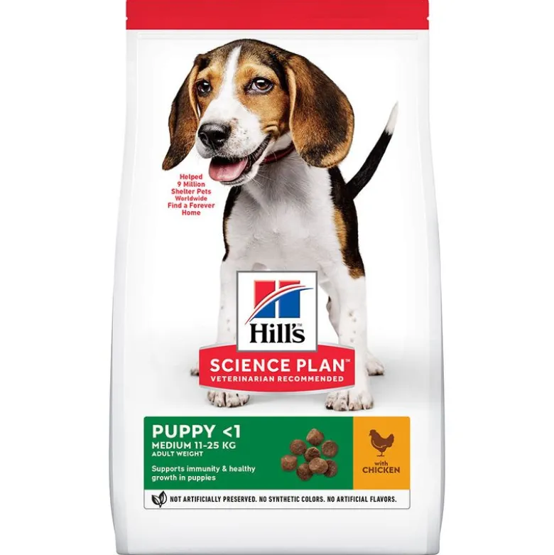 Hill's Science Plan Puppy <1 Medium med kylling