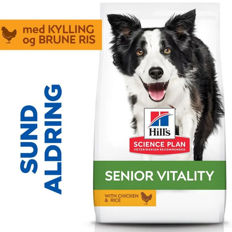 Hill's Science Plan Senior Vitality Mature Adult 7+ Medium med kylling & ris