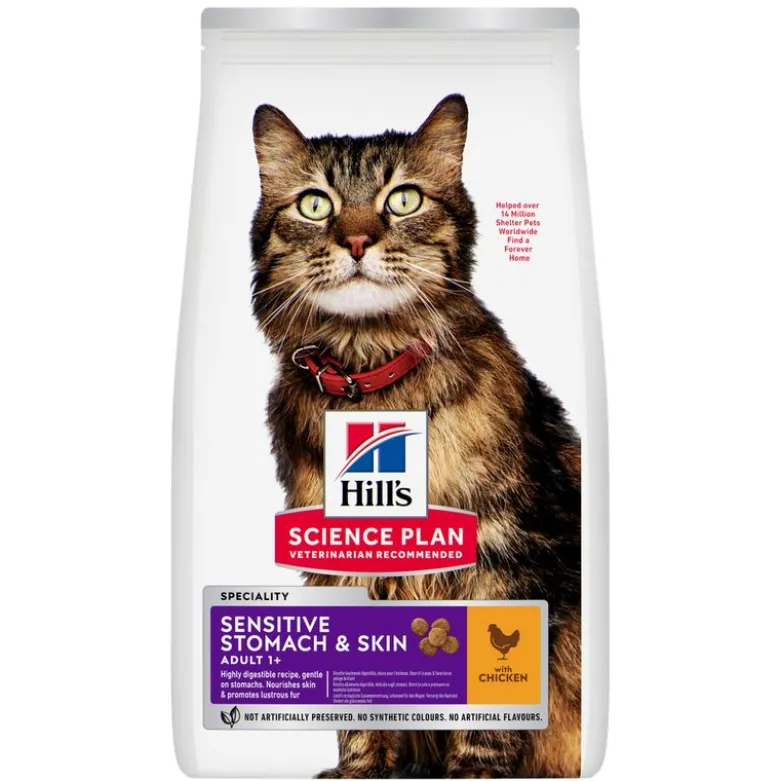 Hill's Science Plan Sensitive Stomach & Skin Adult 1+ Chicken