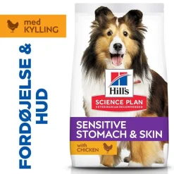 Hill's Science Plan Sensitive Stomach & Skin Adult 1+ Medium med kylling