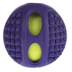 Hundelegetøj Gummi-tennisbold 2i1