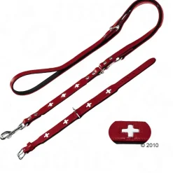 HUNTER kombisæt: Halsbånd Swiss + hundesnor Swiss