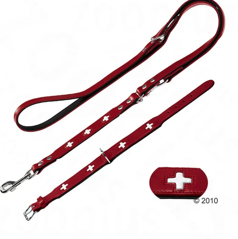 HUNTER kombisæt: Halsbånd Swiss + hundesnor Swiss